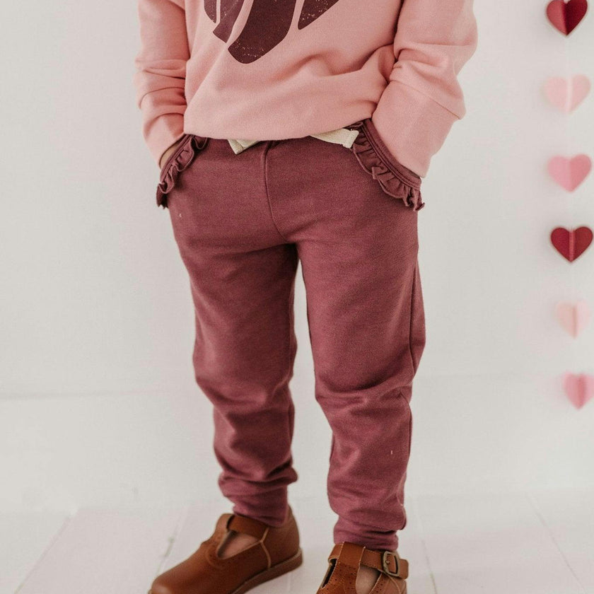 Girl's Joggers Rainbow Hearts