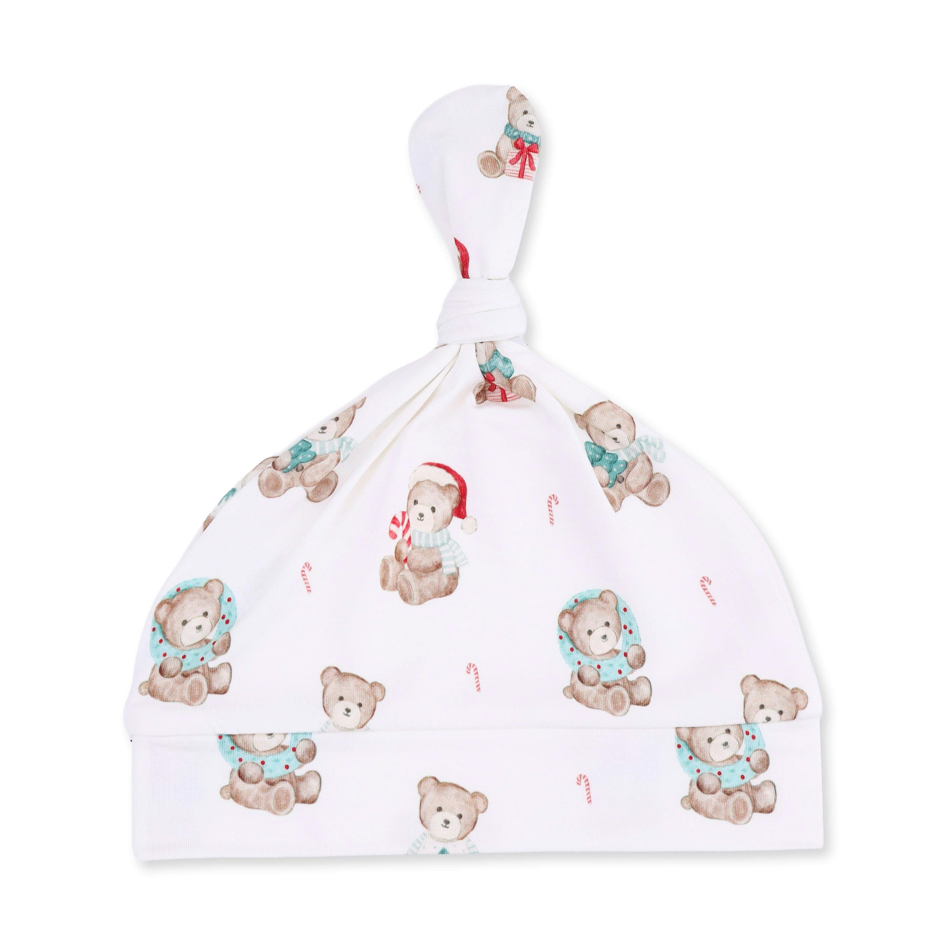 Christmas Teddy Bears Uni - Knotted Gown and Knotted Hat