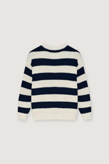 Musa Woman Jumper Summer Midnight Knit Stripes