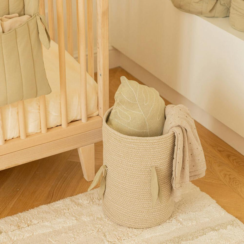 Handcrafted Braided Cord Basket