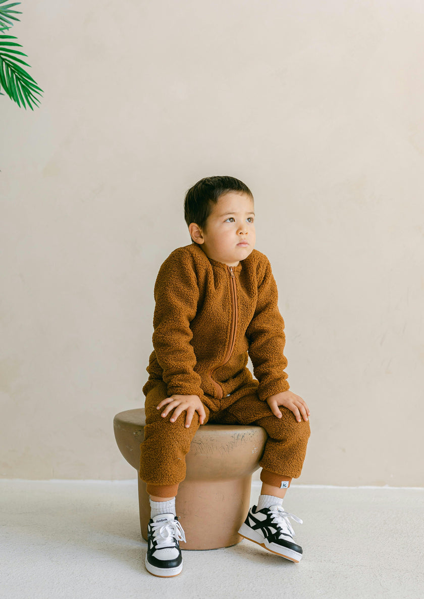 Signature Cozy Playsuit, Copper