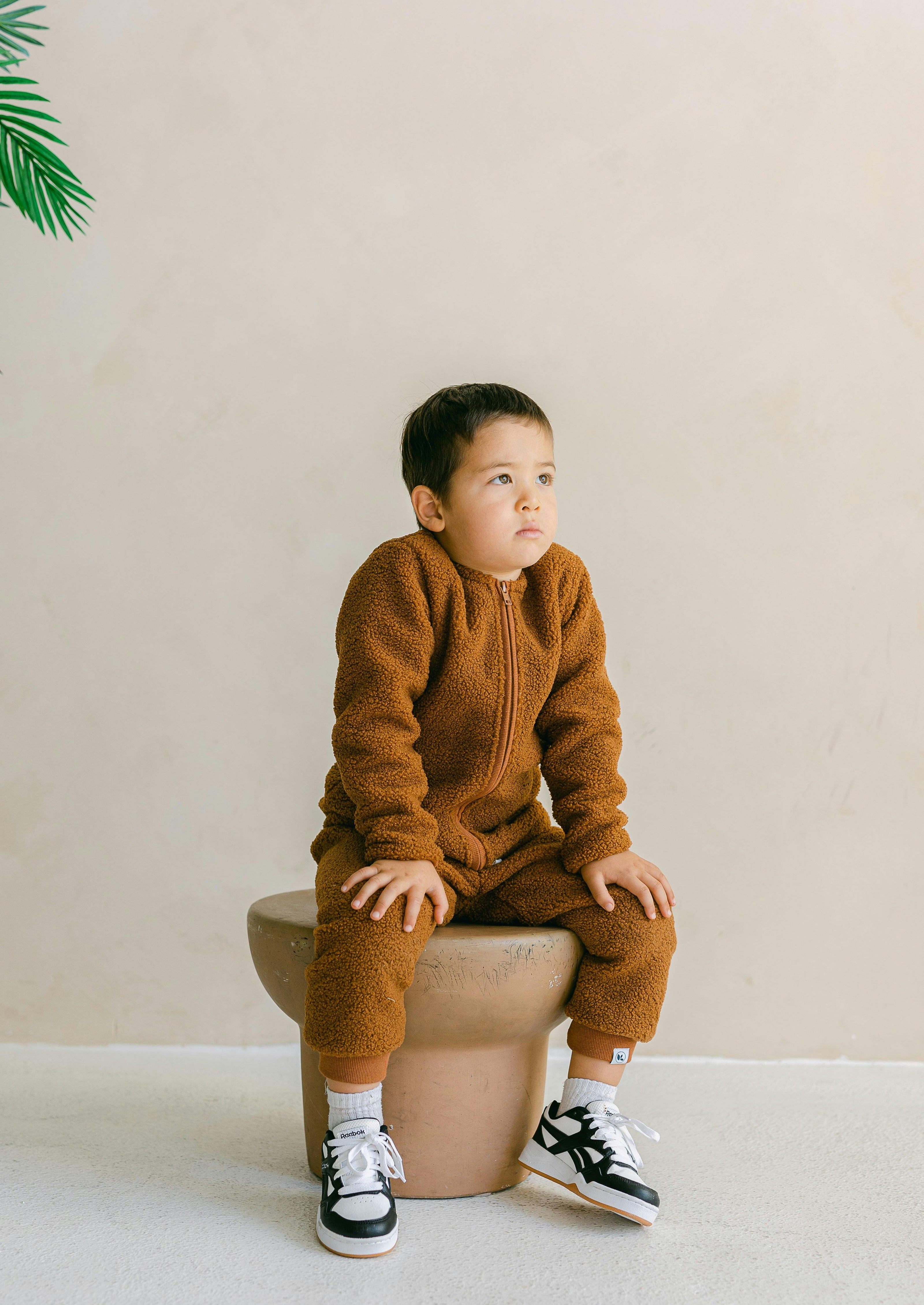 Signature Cozy Playsuit, Copper