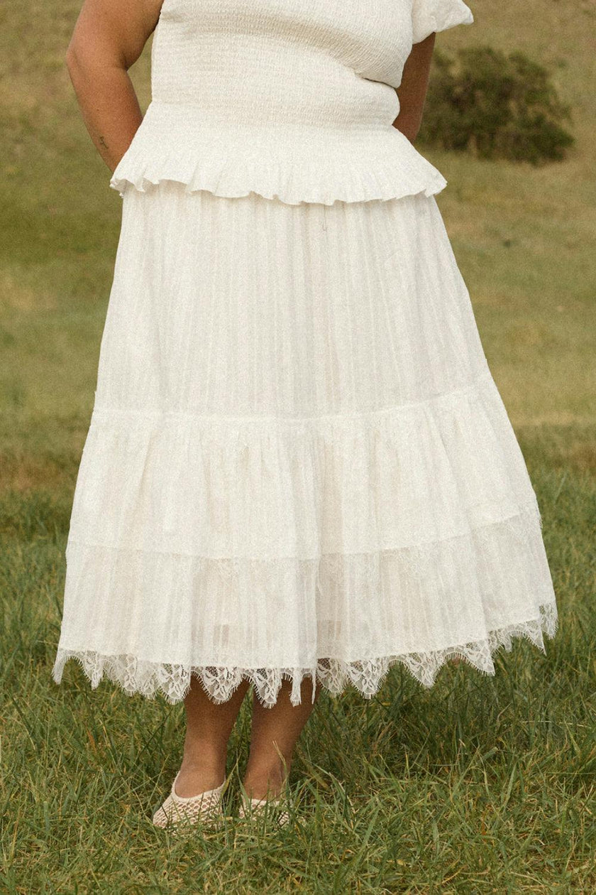Verona Skirt in Reverie Dobby