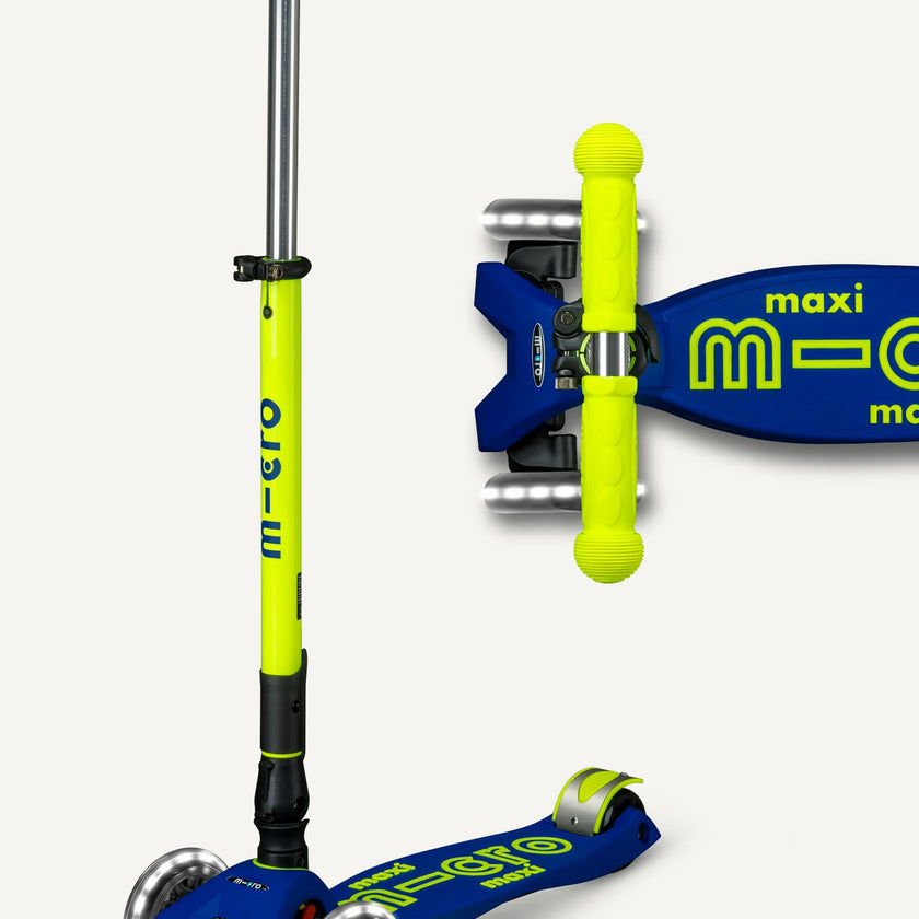 Micro Maxi Foldable LED Scooter