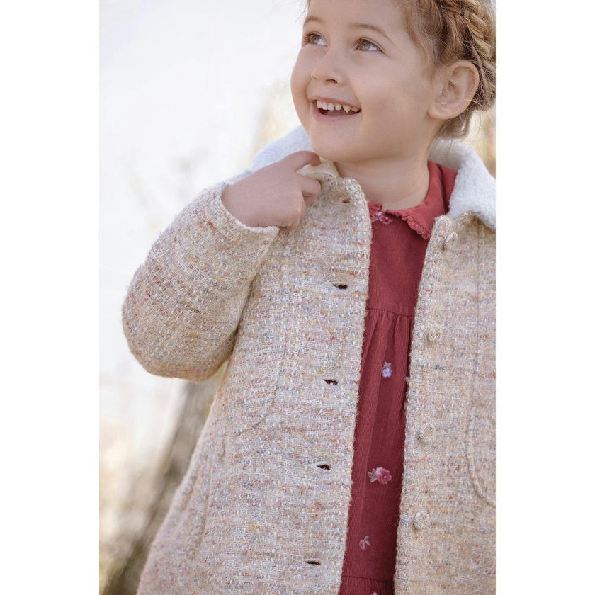 TARTINE ET CHOCOLAT Collared Baby Pea Coat
