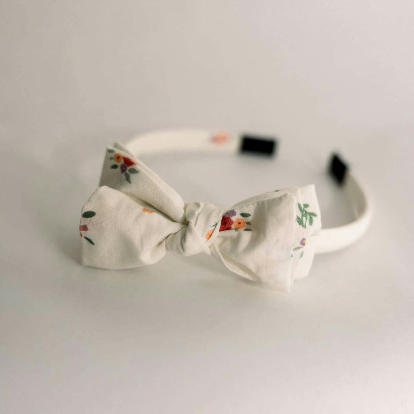 Three Little Bows Headband | Summer Petals