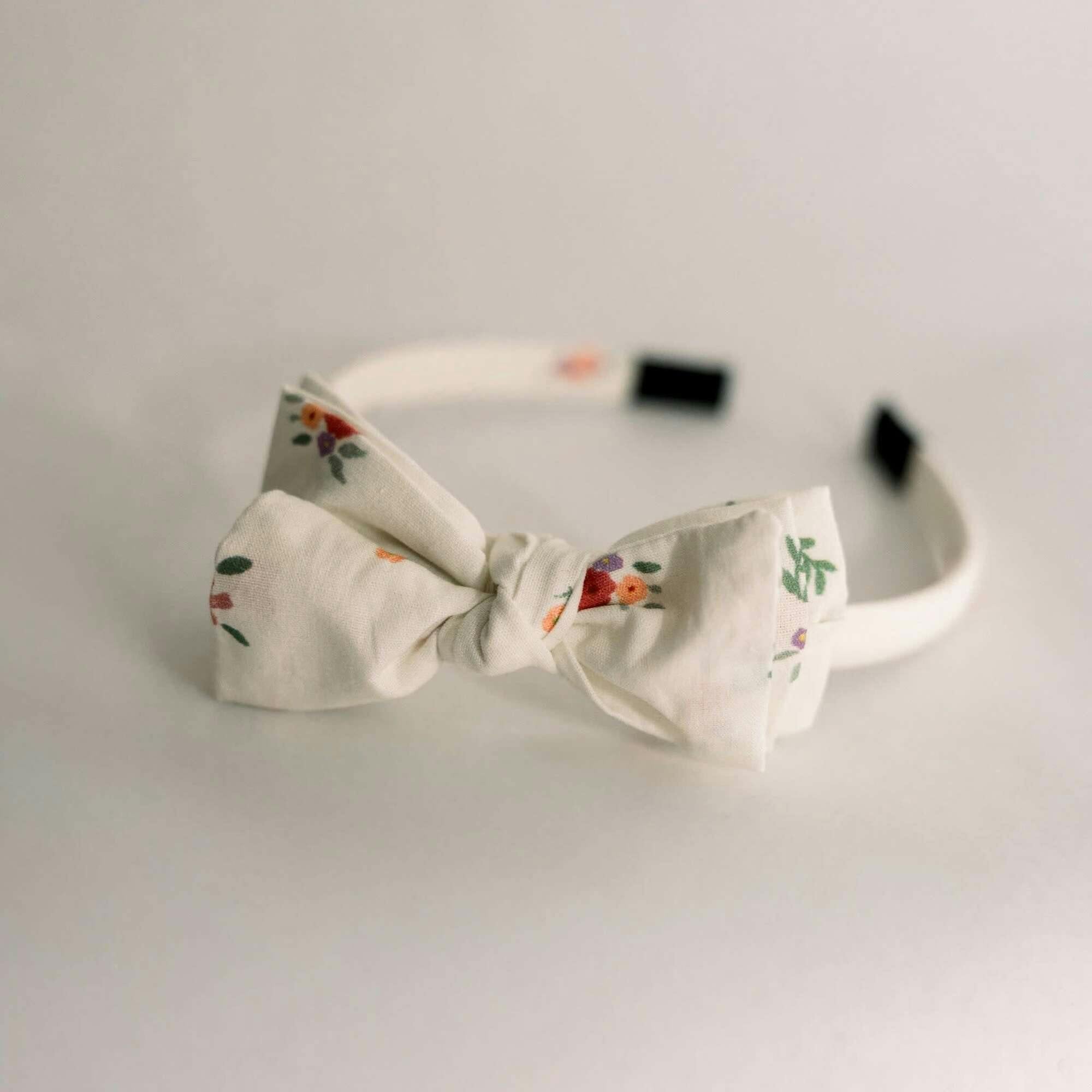 Three Little Bows Headband | Summer Petals