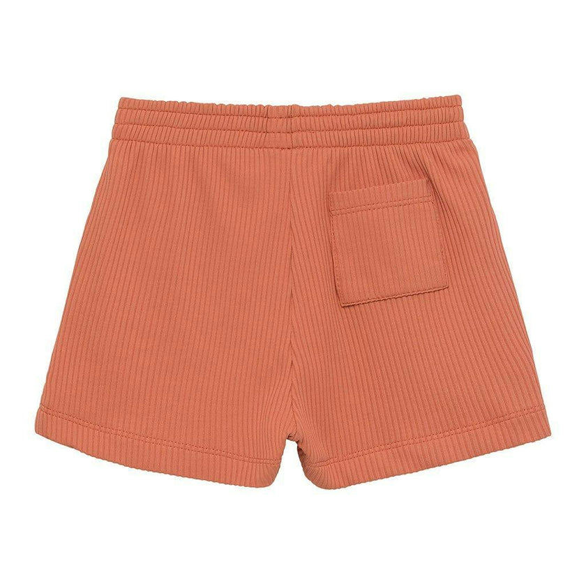 Coral Rib Mini Swim Trunk