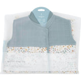 Cotton Muslin Quilted Sleep Bag - Pressed Petals
