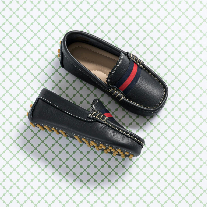 Club Loafer | Navy Blue Leather