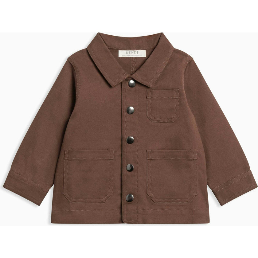 Denver Twill Chore Jacket - Chestnut