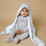 Premium Baby Knit Hooded Towel - Mickey Mouse and Friends