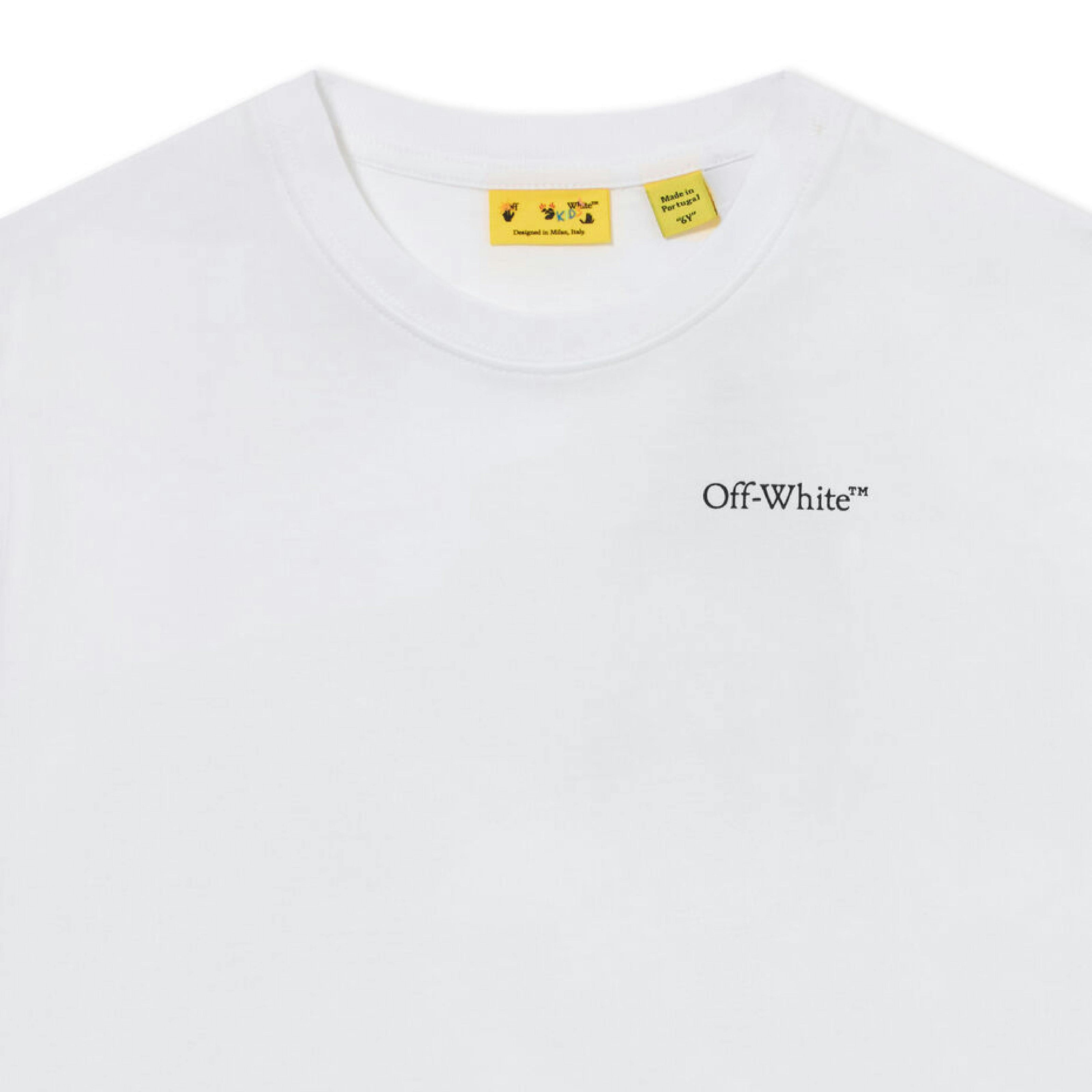 White Arrow Acrylic T-shirt