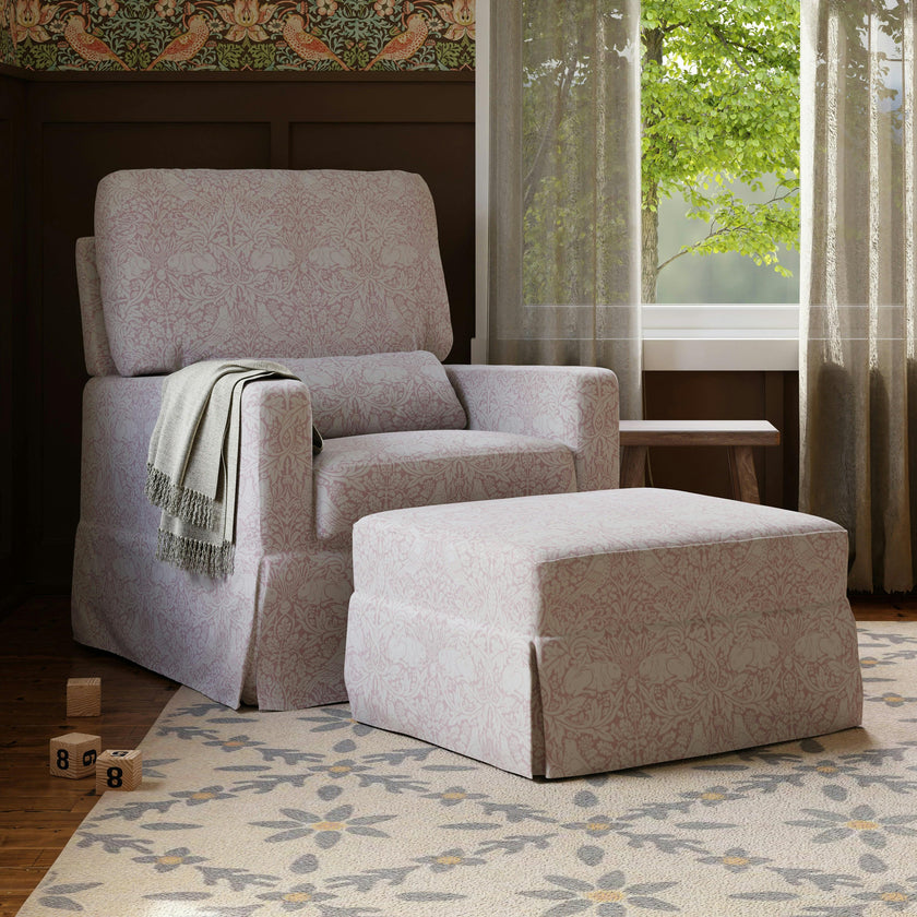 Namesake Morris & Co. x Namesake Crawford Gliding Ottoman