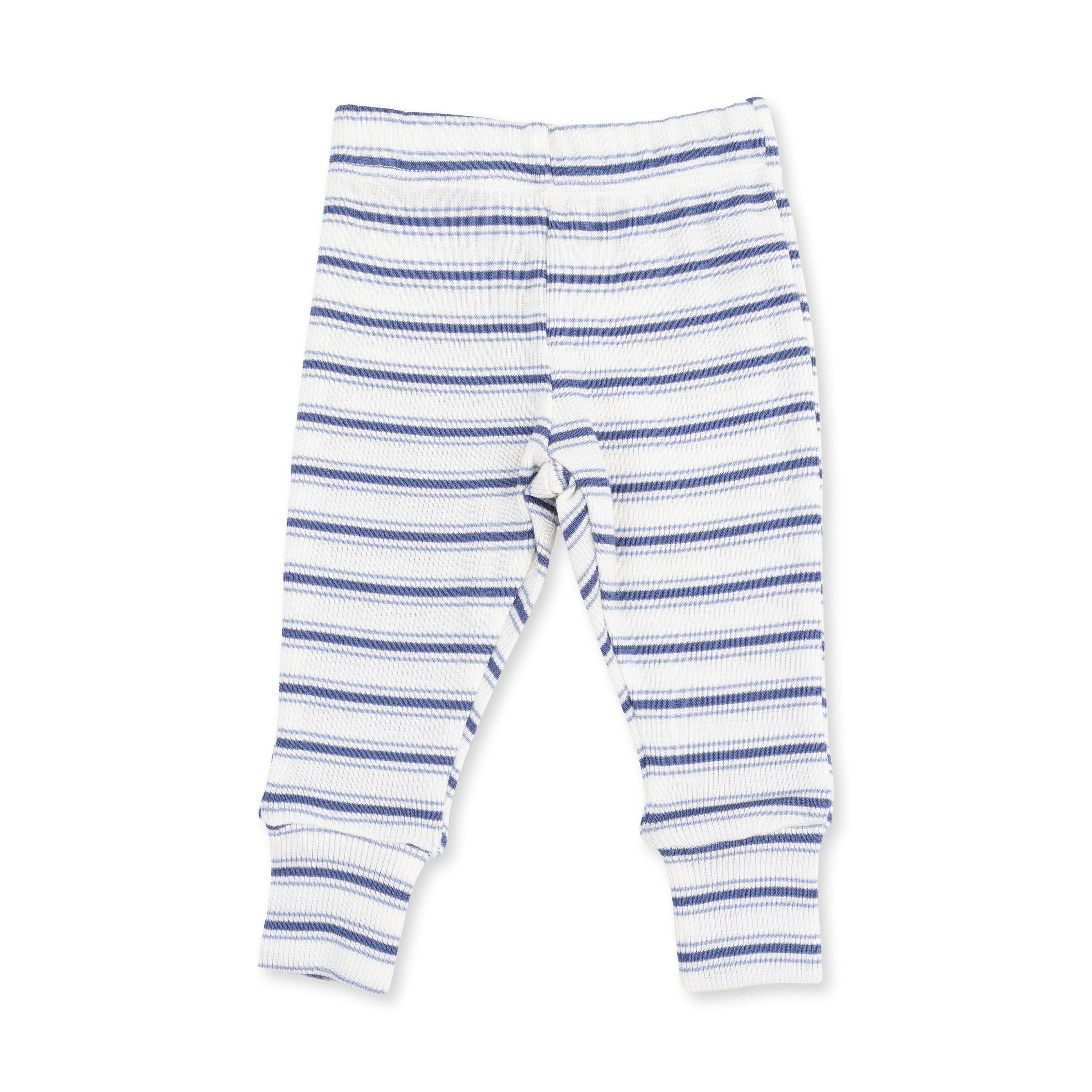 Vintage Stripe Blue - Long Sleeve Henley Play Set