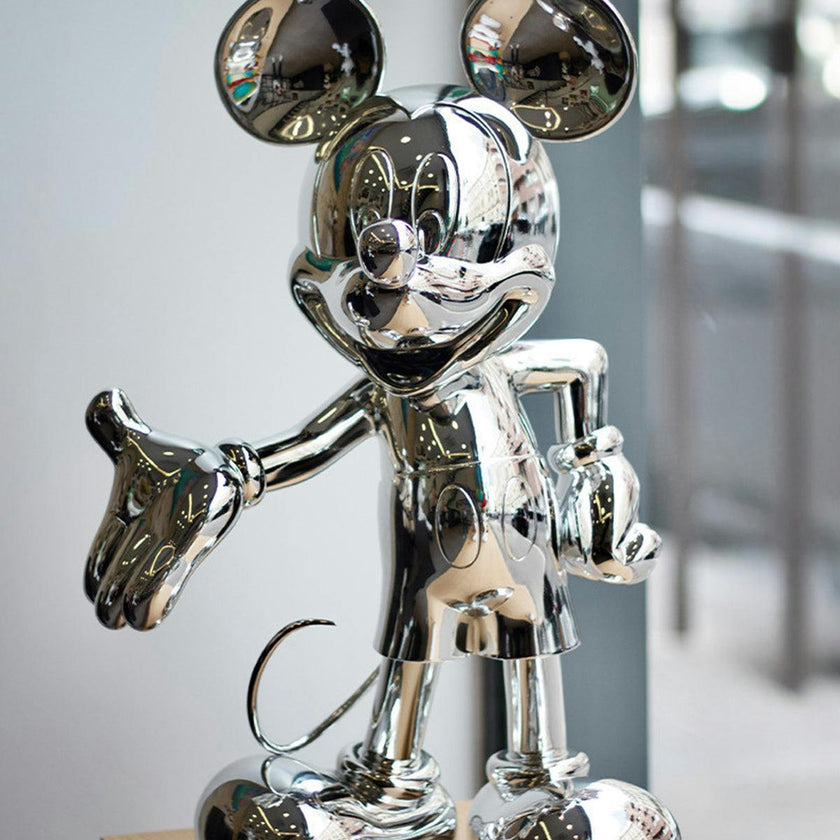 Mickey Mouse WELCOME Silver 12in