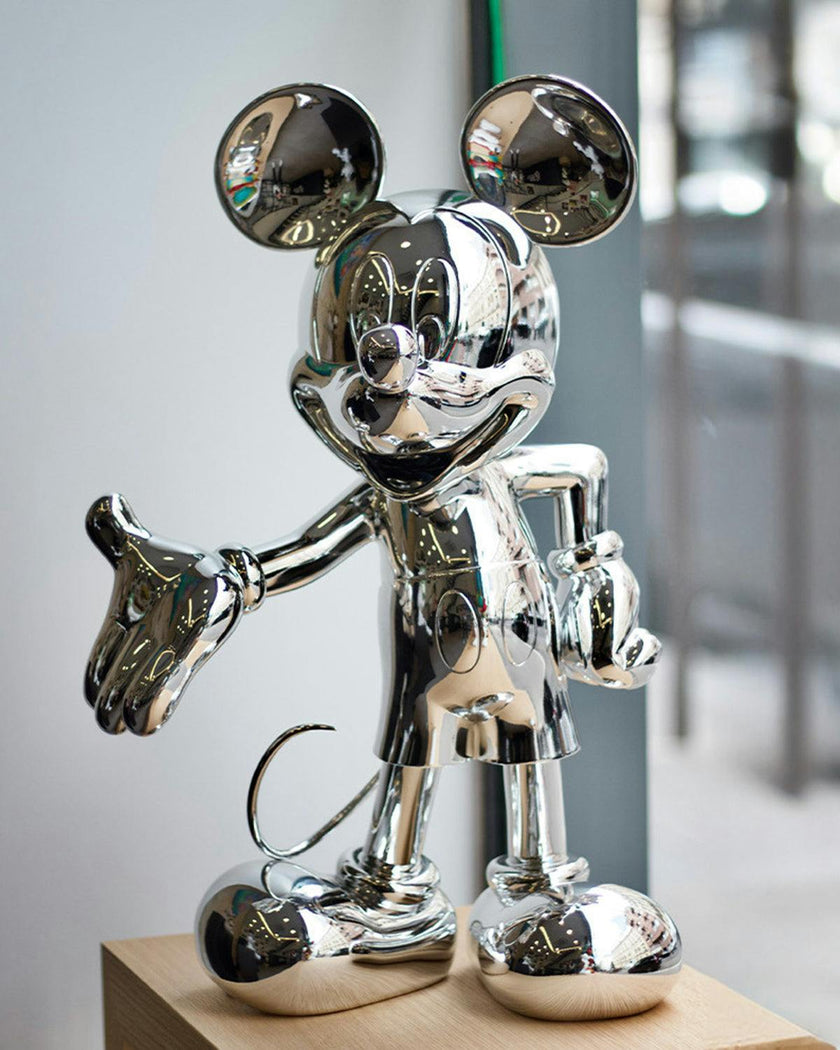 Mickey Mouse WELCOME Silver 12in