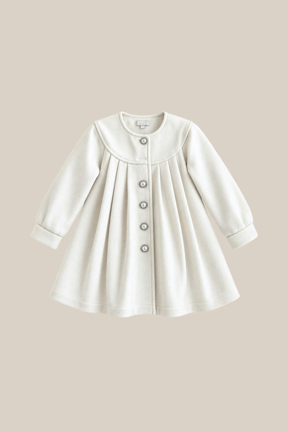 Mini Della Coat in Cream