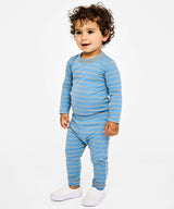 Edward One-piece, Blue Fine Stripe