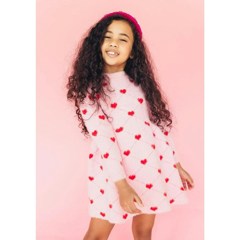 Sweetheart Sweater Dress