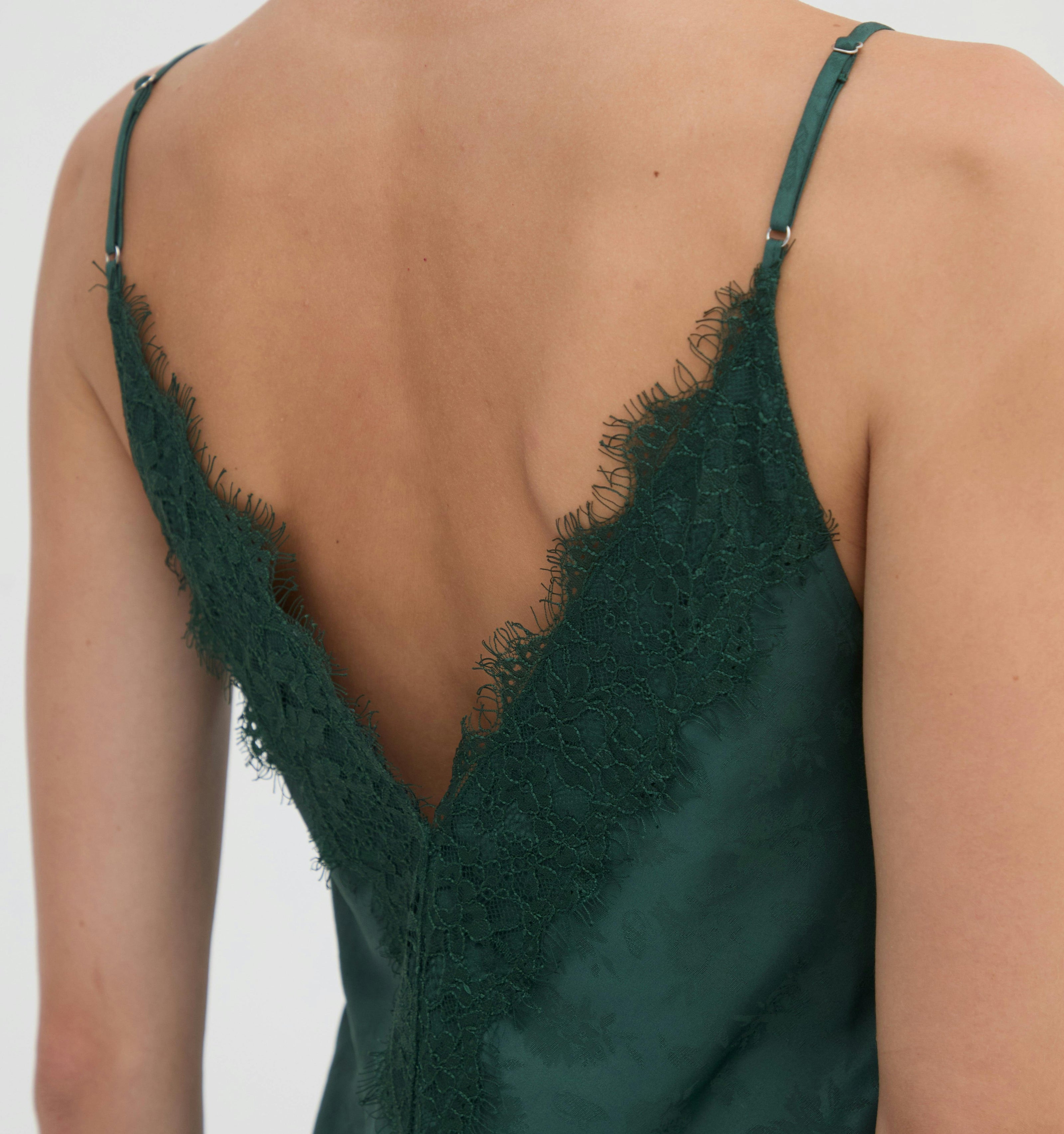The Sylvane Top - Jadeite Floral Jacquard