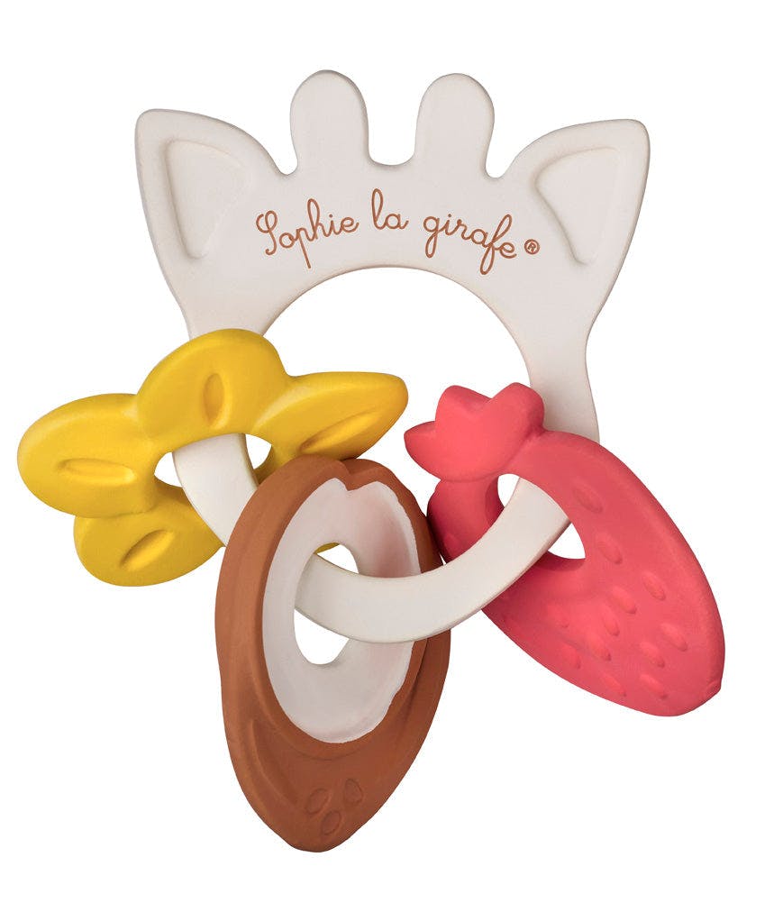 Fragrance Medallions 2-In-1 Rattle & Teething Ring
