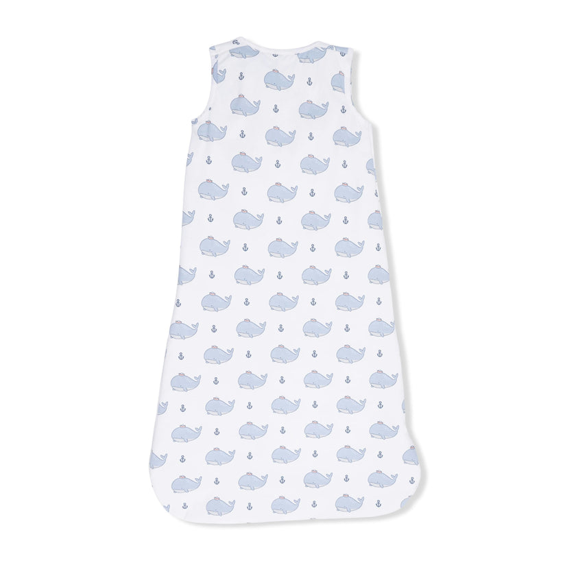 Bubbly Sailor Whale Blue - Sleep Bag