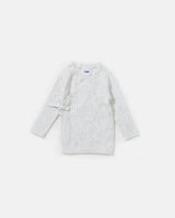 Cotton Wrap Top - Ribbed
