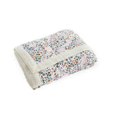 Cotton Muslin Baby Quilt - Pressed Petals