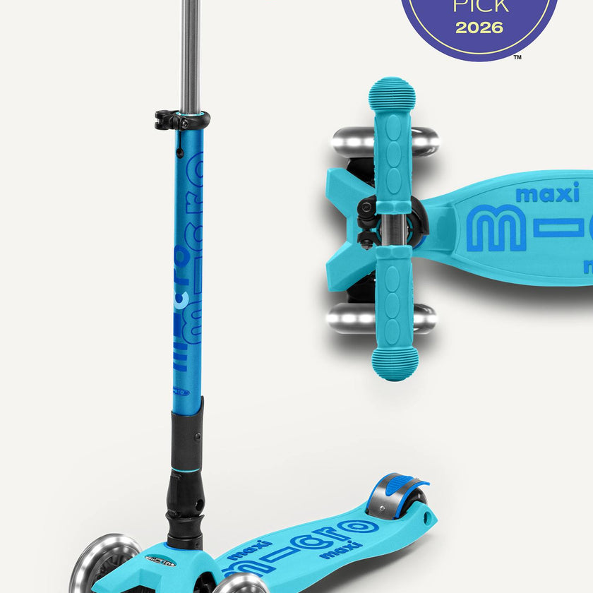 Micro Maxi Foldable LED Scooter