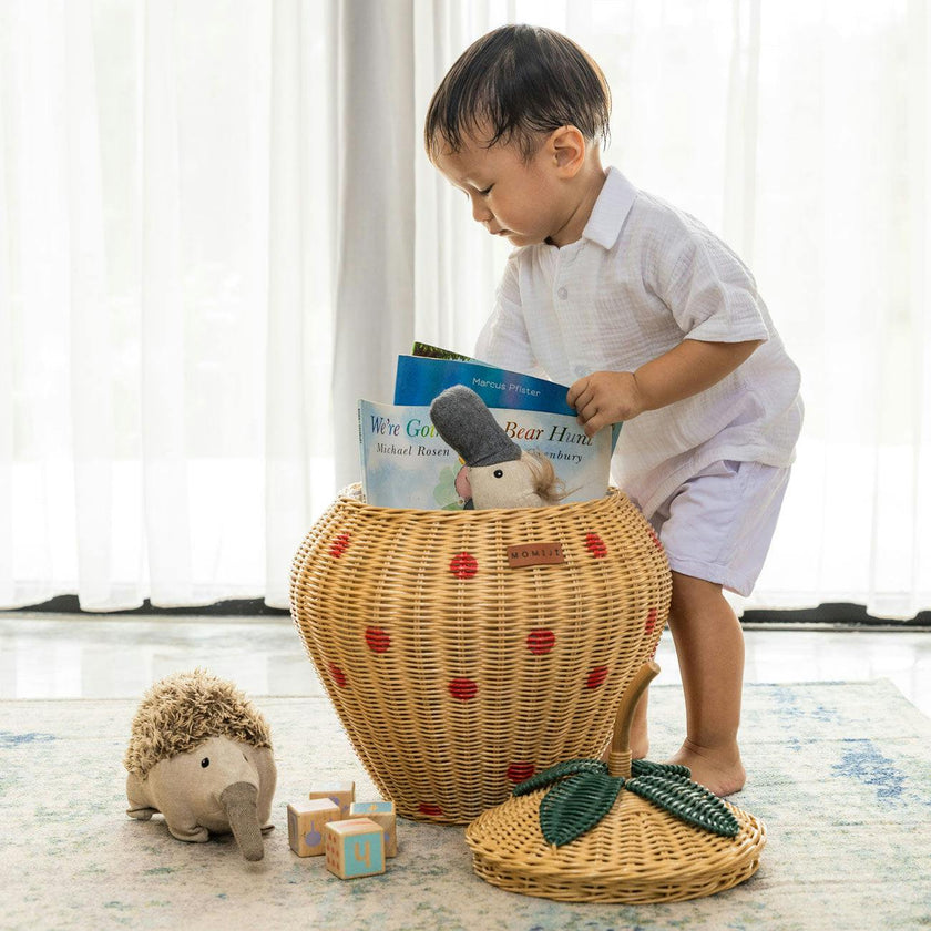 Strawberry Wicker Rattan Basket