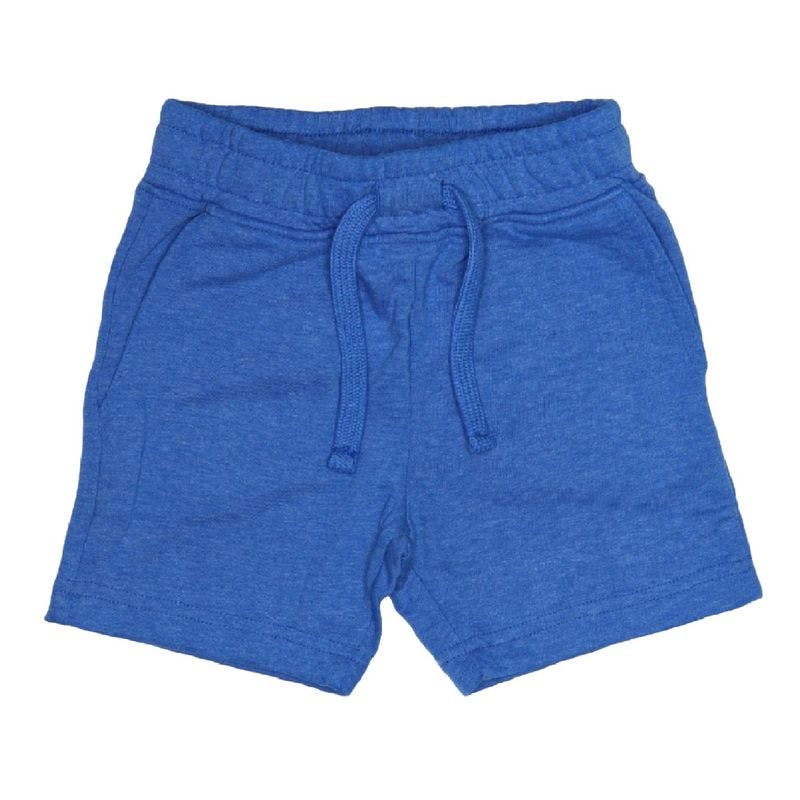 Kids Heathered Comfy Shorts - Cobalt