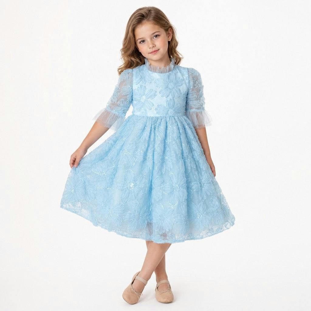 Sky Petal Music Box Dress
