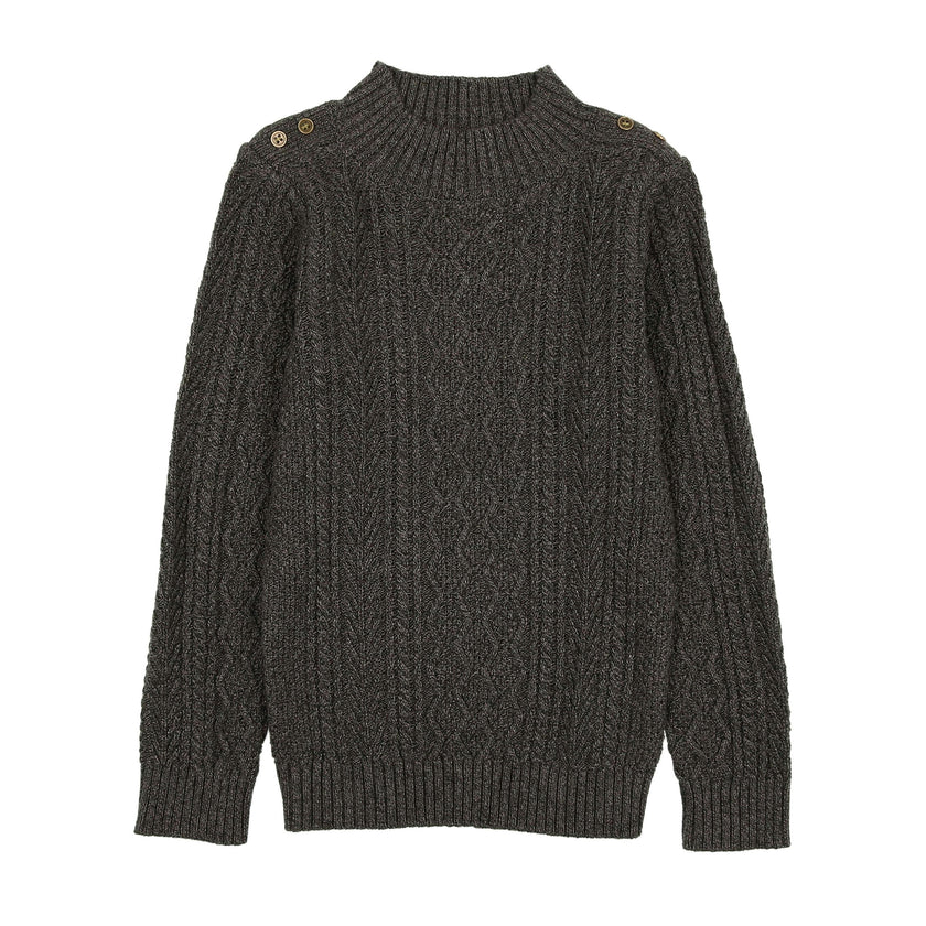 Marled Multi Knit Crew Fit Sweater