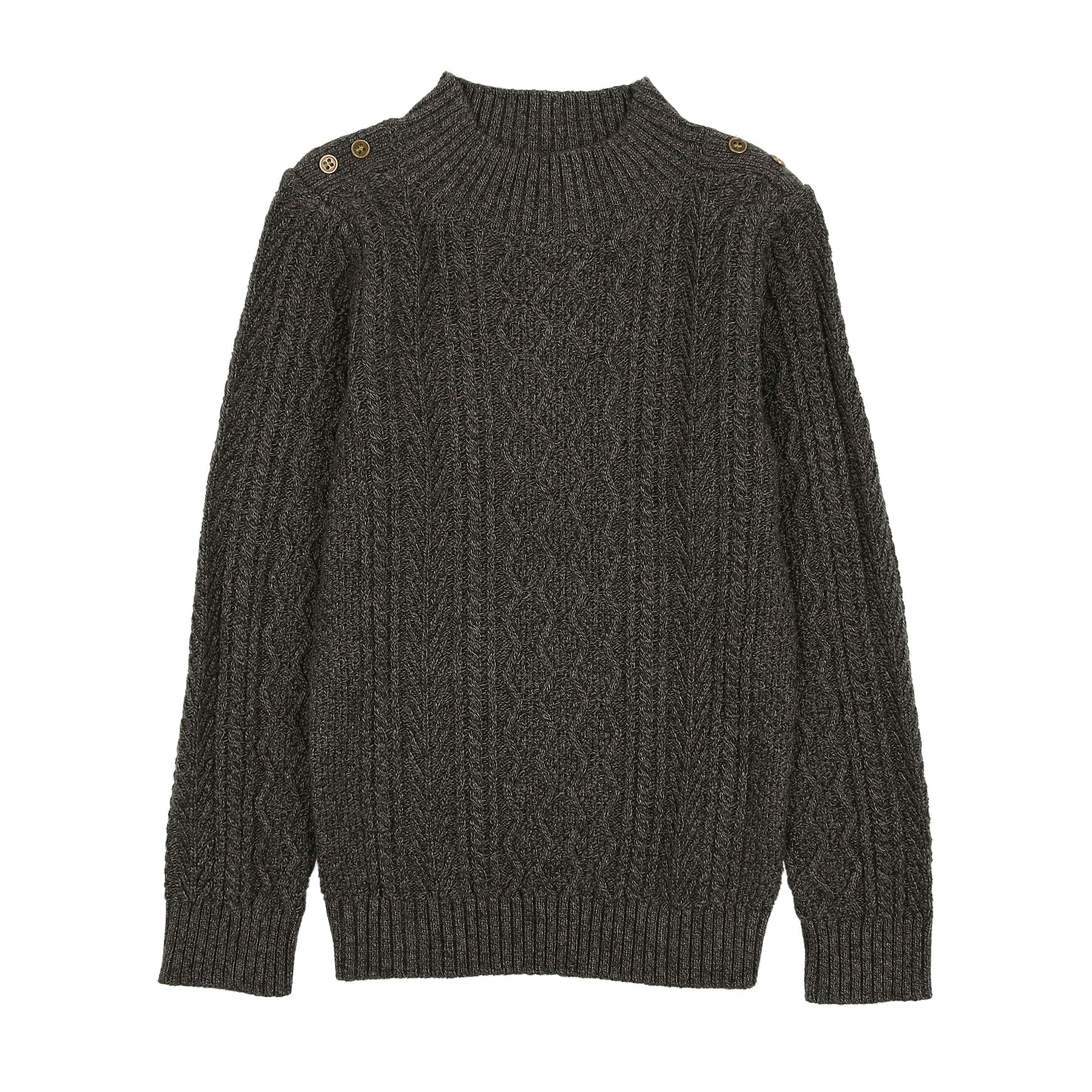 Marled Multi Knit Crew Fit Sweater