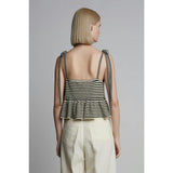 MALI STRIPE CAMI | IVORY + BLACK STRIPE