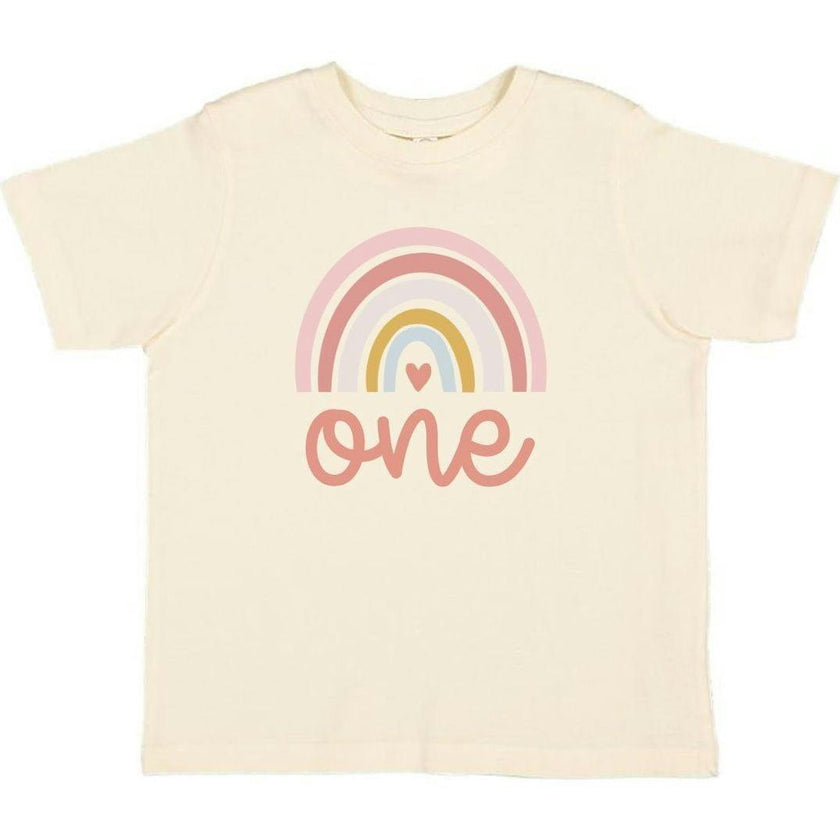 One Boho Rainbow Short Sleeve T-Shirt