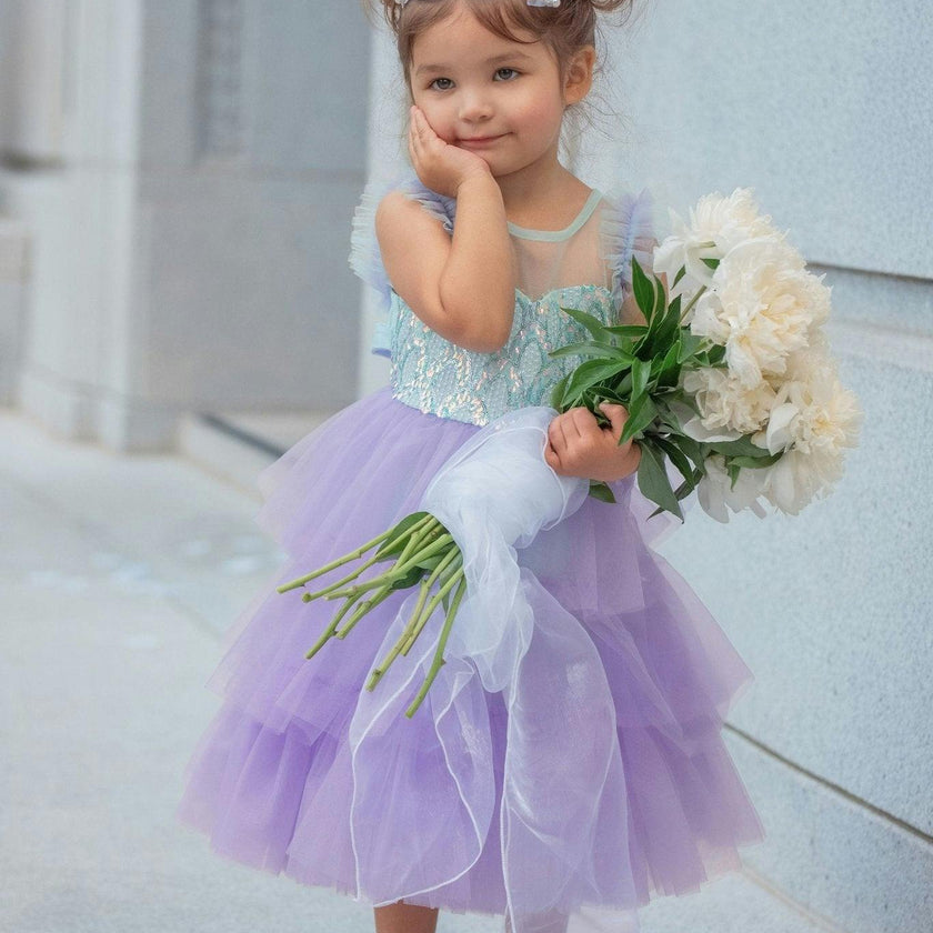 Lilac Dream Tiered Fairy Dress