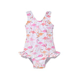 UPF 50+ Delaney Hip Ruffle Swimsuit