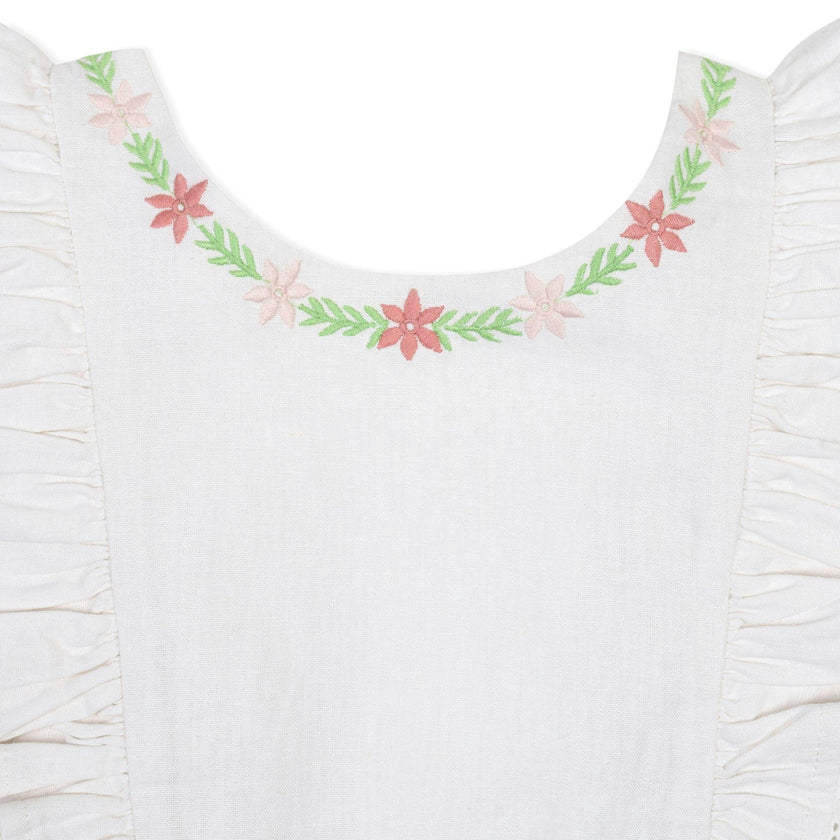 Linen Ruffle Jumper