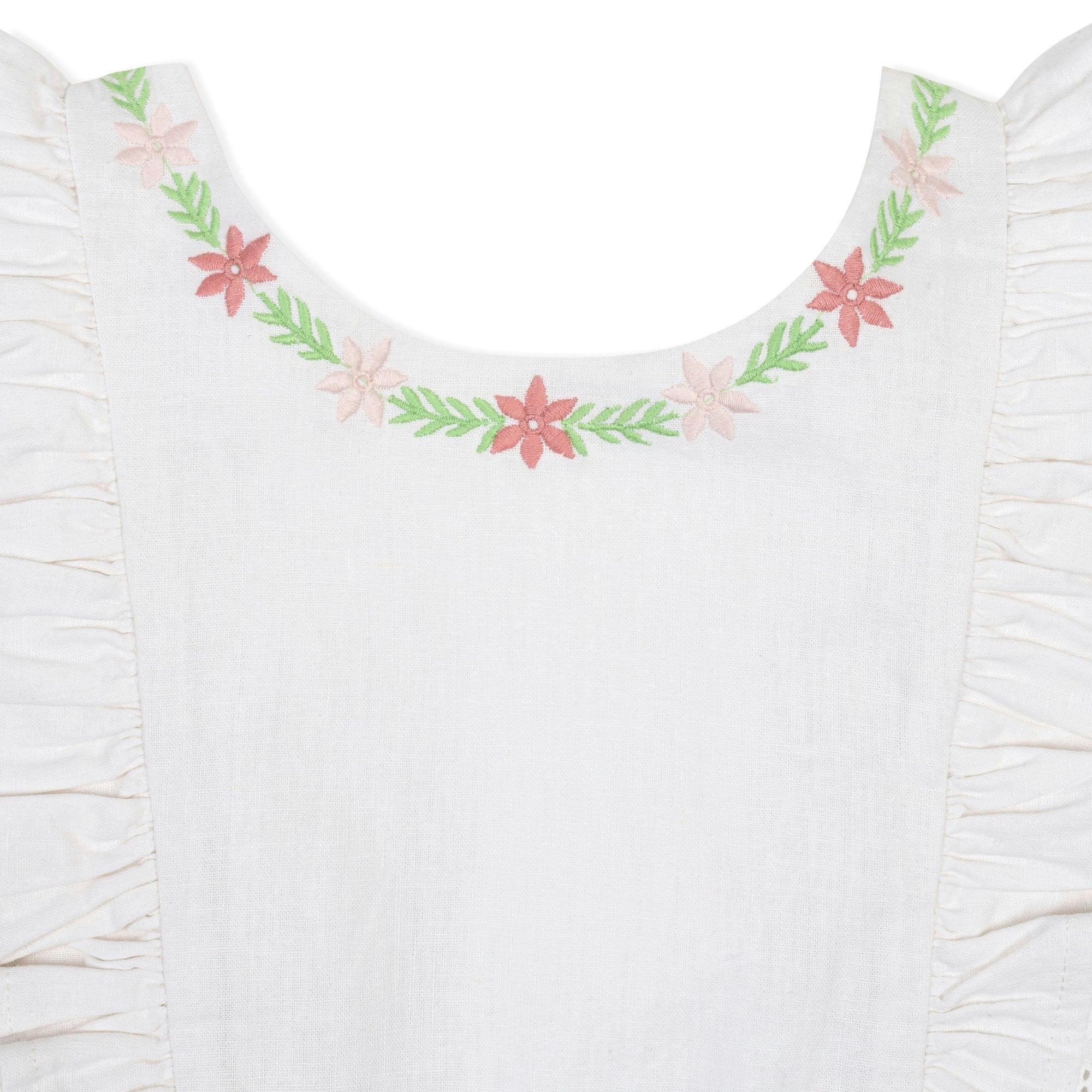 Linen Ruffle Jumper