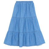 BONTON Celine Chambray Maxi Skirt - Chambray