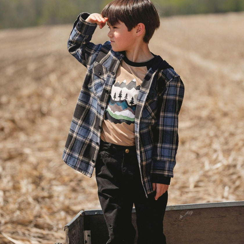 Long Raglan Sleeve Jersey Tee