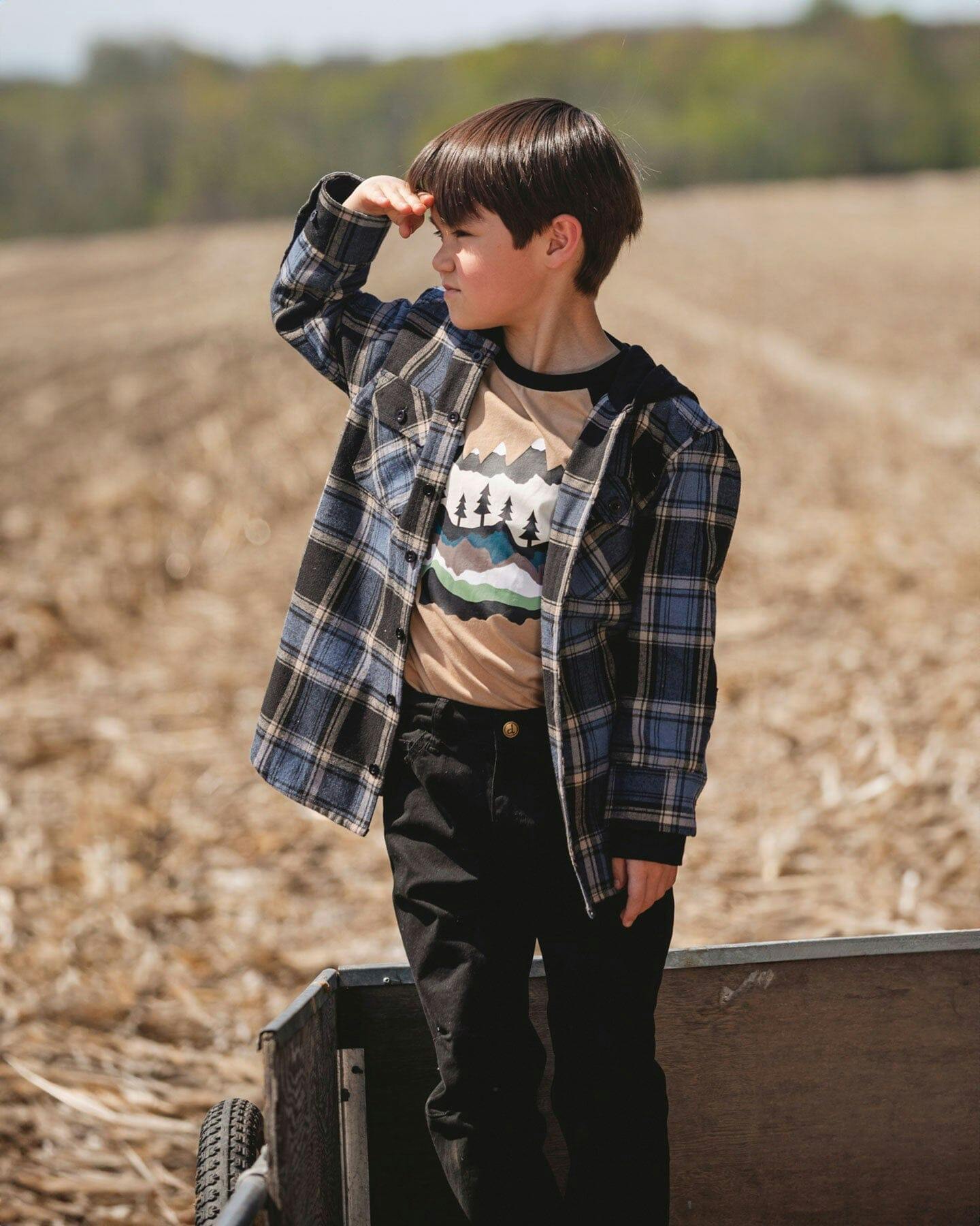 Long Raglan Sleeve Jersey Tee