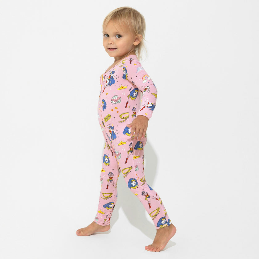 Wonder Woman Bamboo Convertible Footie