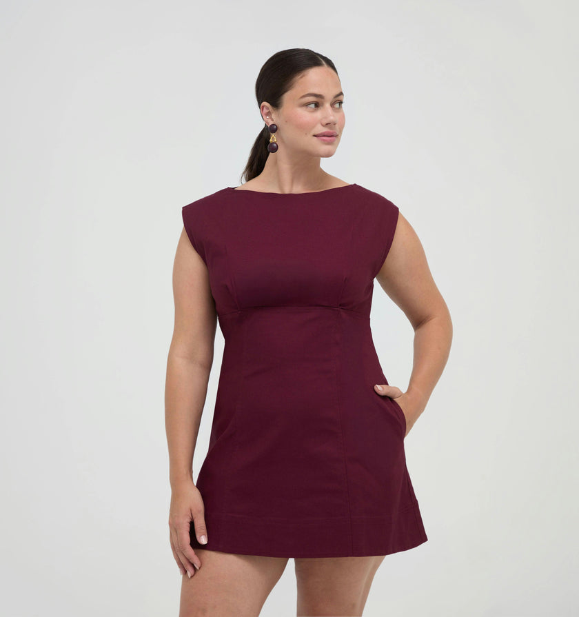 The Rhiannon Dress -  Mulberry