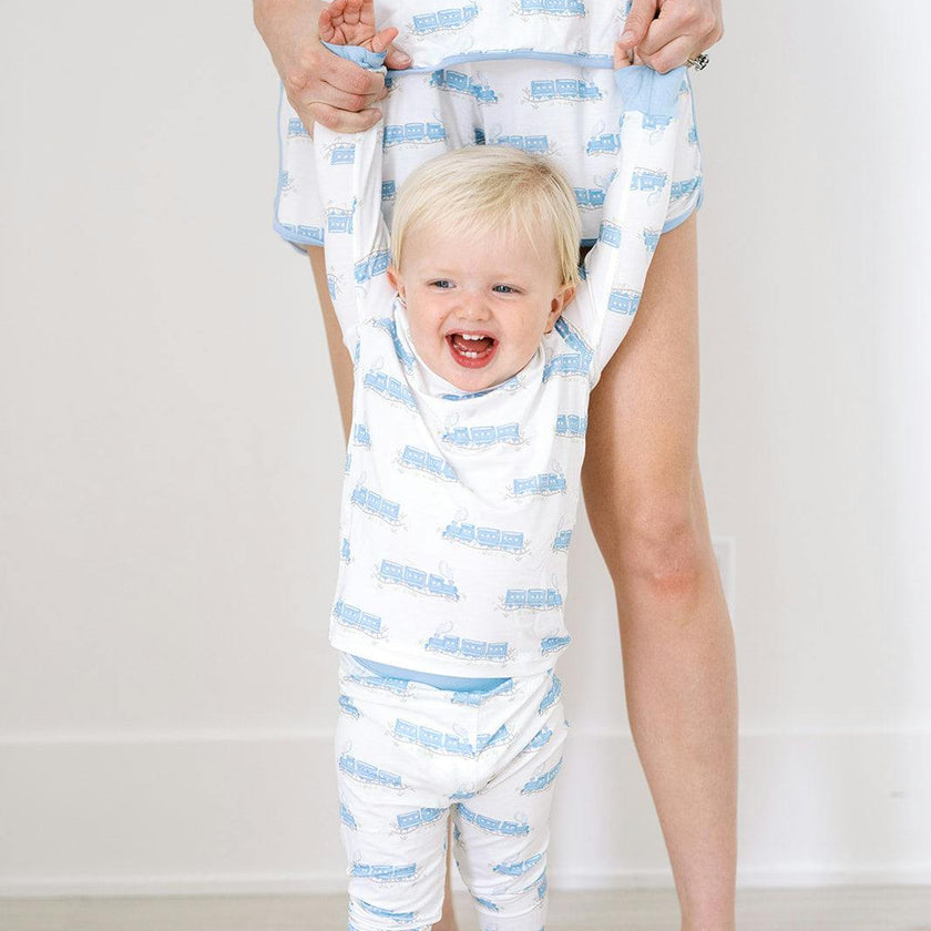 2 piece Train Pajama