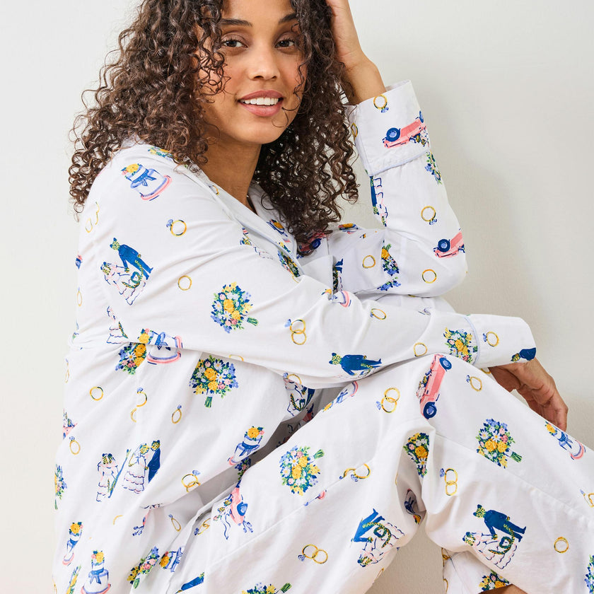 Happily Ever After - Long PJ Set - Cloud