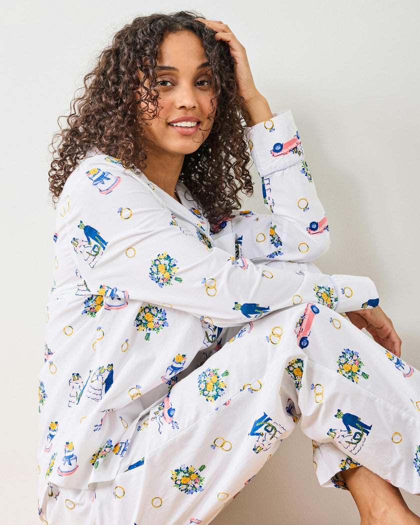 Happily Ever After - Long PJ Set - Cloud
