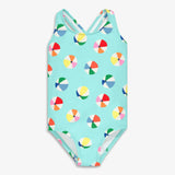 Kids tank swimsuit in beach balls